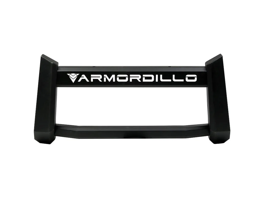 8723555 – ARMORDILLO Bull Bar, Powder Coated Matte Black Steel With Light Mounting Tabs Without Skid Plate